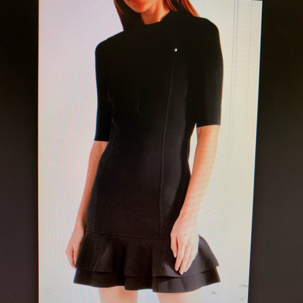 veronica beard knit mini dress